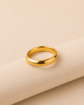Adya Aurelia Gold-Plated Classic Band Ring