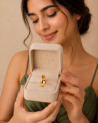 Adya Aurelia Gold-Plated Classic Band Ring
