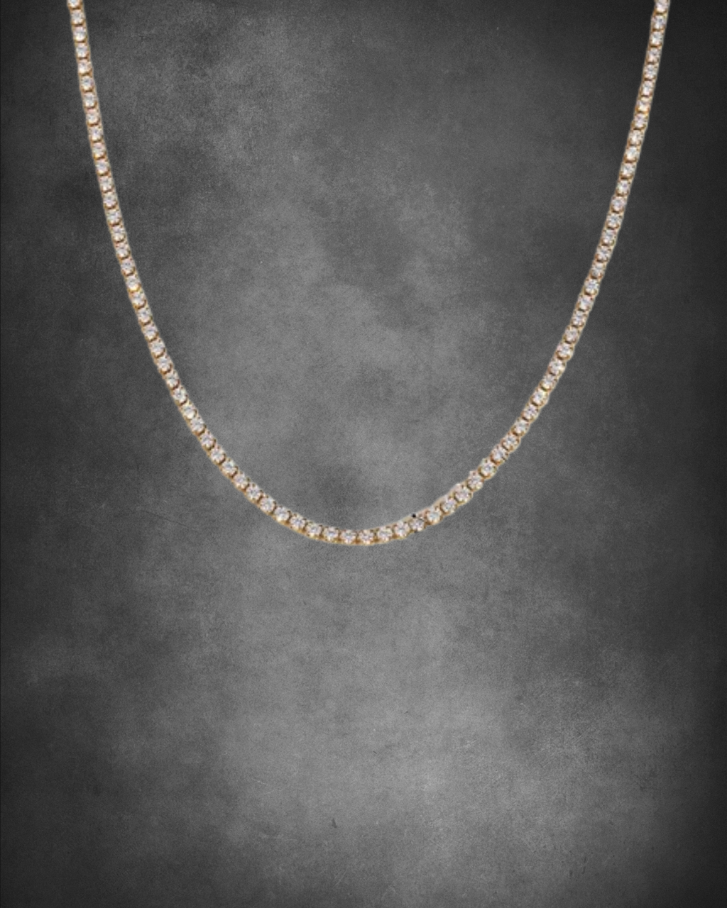 Adya Classic Tennis Gold-Plated Necklace for Women