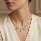 Adya Crystal Drop Pendant Necklace