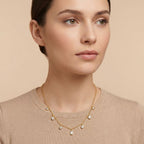 Adya Crystal Drop Pendant Necklace