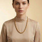 Adya Twisted Rope Chain Necklace