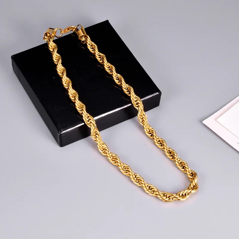 Adya Twisted Rope Chain Necklace