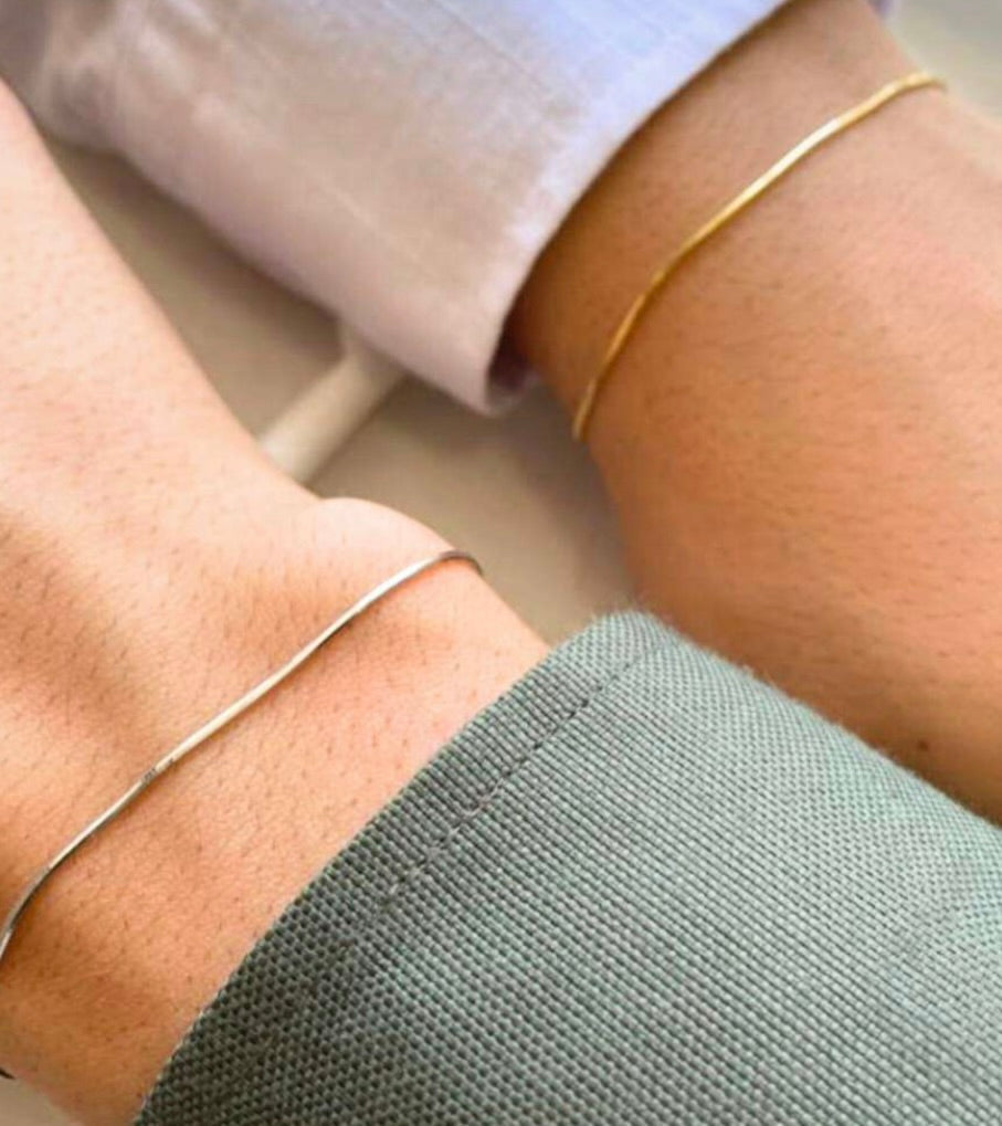 Adya Minimal Gold-Tone Everyday Bracelet