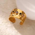 Adya Multicolor Celest Spectrum Ring For Women