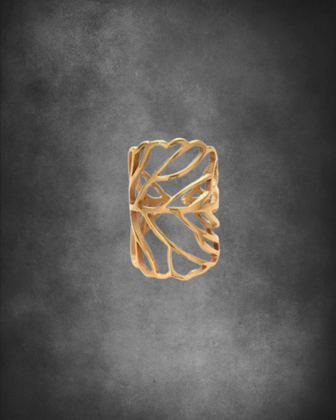 Adya Gold Gilded Vine Ring For Women