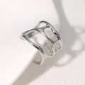Adya Silver Mistfall Ring For Women
