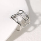 Adya Silver Mistfall Ring For Women