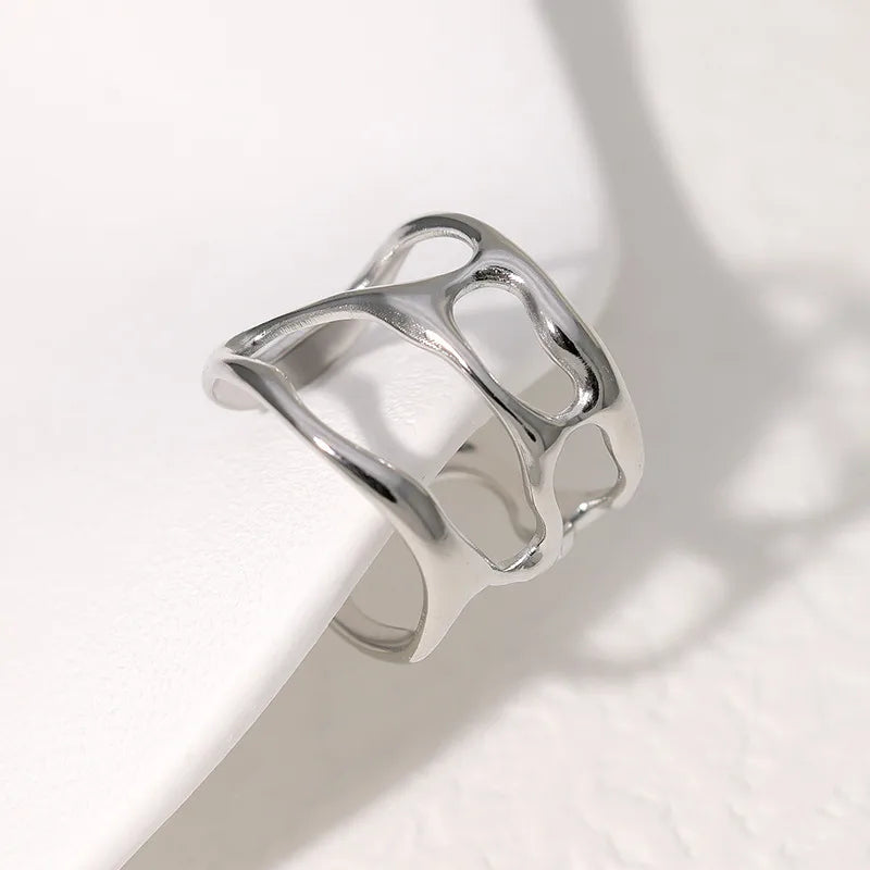 Adya Silver Mistfall Ring For Women