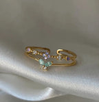 Adya Multicolor Springwing Ring For Women