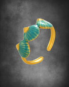 Adya Gold And Green Tideshell Ring For Women
