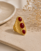 Adya Royale Crimson Heritage Statement Ring for Women