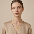 Adya Turtle Shell Pendant Necklace