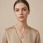 Adya Turtle Shell Pendant Necklace