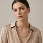 Adya Classic Silver-Tone Chain Necklace