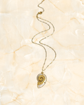 Adya Elegant Paisley Swirl Pendant Necklace