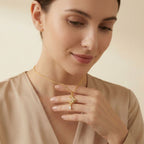 Adya Crescent Drop Pendant Necklace