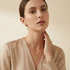 Adya Crescent Drop Pendant Necklace