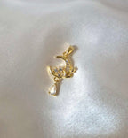 Adya Crescent Drop Pendant Necklace