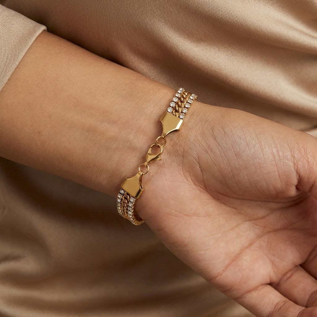 Adya Crystal Tennis Bracelet