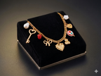 Heart & Charm Statement Chain Necklace