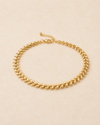 Elegant Golden Leaf Chain Anklet for Women | Adjustable Gold-Toned Fashion Anklet