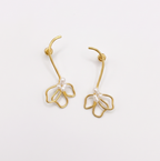Adya Fleur Pearl Dangles Earrings