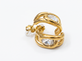 Adya Signature Bold Ribbon Stud Earrings