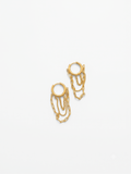 Adya Serenade Chain Huggies Earrings for Women