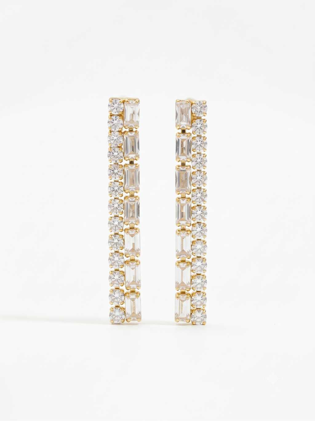 Adya Lumina Linear Drop Earrings