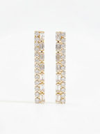 Adya Lumina Linear Drop Earrings