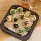 Adya Camille Textured Stud Earrings