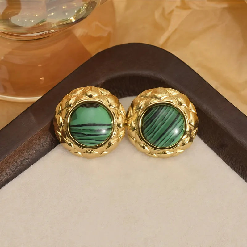Adya Camille Textured Stud Earrings