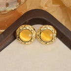 Adya Camille Textured Stud Earrings