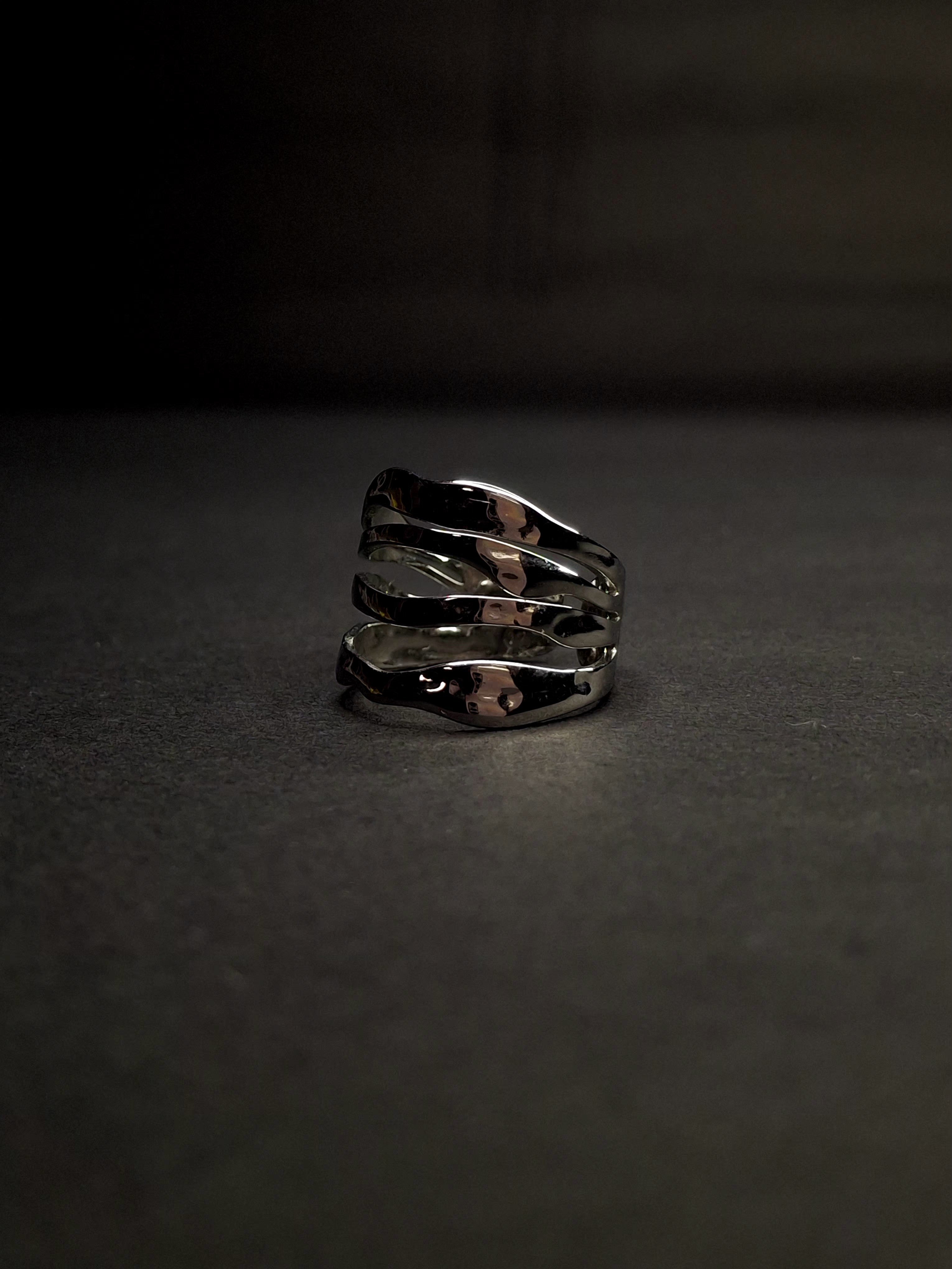Adya Silver Helix Ring For Women