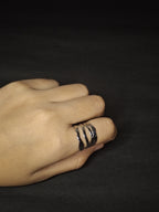 Adya Silver Helix Ring For Women