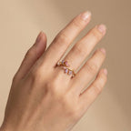 Adya Multicolor Rosalyn Bloom Ring For Women